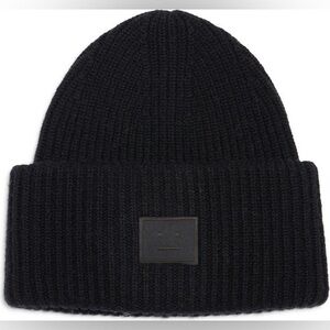 Acne Studios - Pansy Face Patch Wool & Yak Hair Blend Beanie
